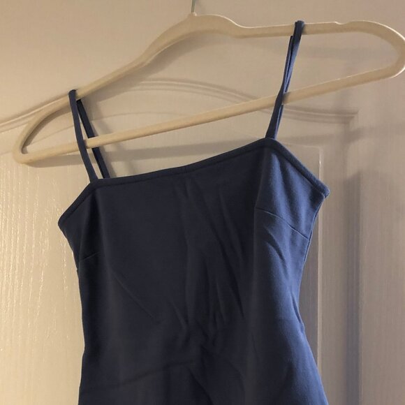Free People Scoop Neck Bodysuit Blue XS (Extra Small) - Picture 4 of 6